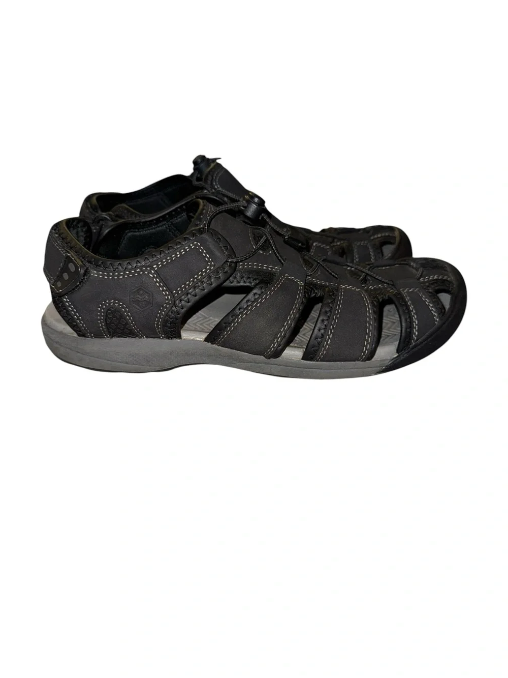 Khombu Travis Men's active Black Outdoor Sandals size 10